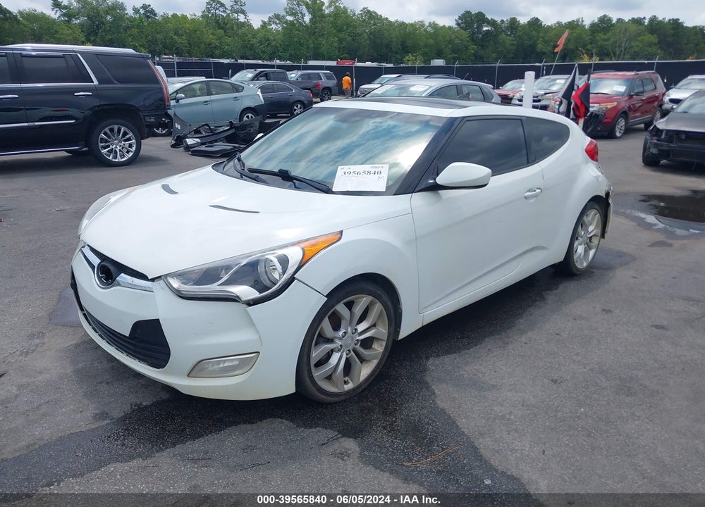2013 HYUNDAI VELOSTER BASE W/GRAY VIN: KMHTC6AD7DU138007