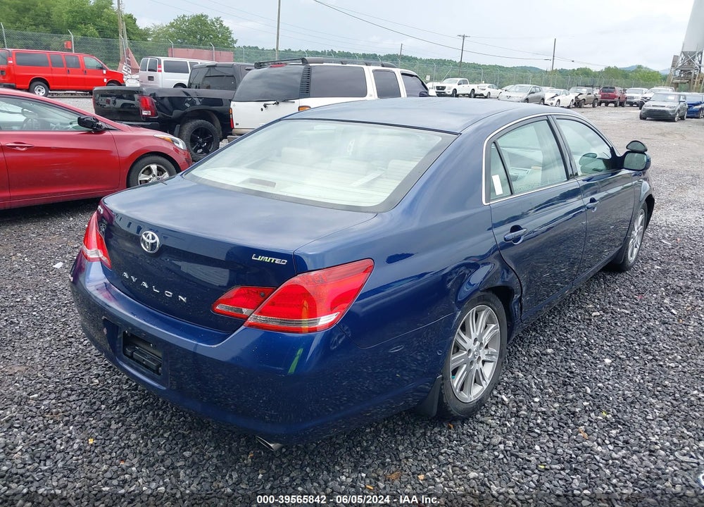2005 TOYOTA AVALON LIMITED VIN: 4T1BK36B25U052318