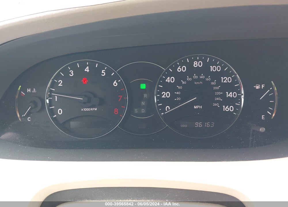 2005 TOYOTA AVALON LIMITED VIN: 4T1BK36B25U052318