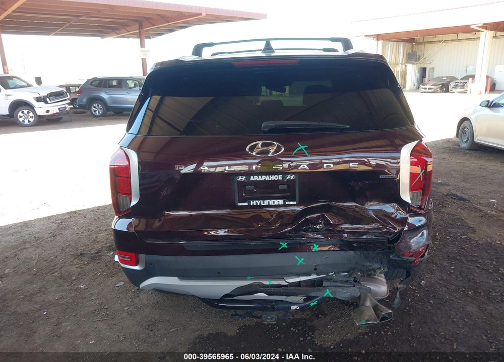 2022 HYUNDAI PALISADE SEL VIN: KM8R4DHE1NU371747