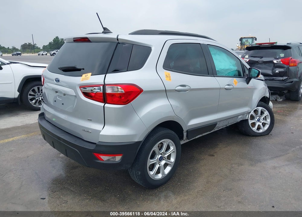 2021 FORD ECOSPORT SE VIN: MAJ6S3GL6MC395835
