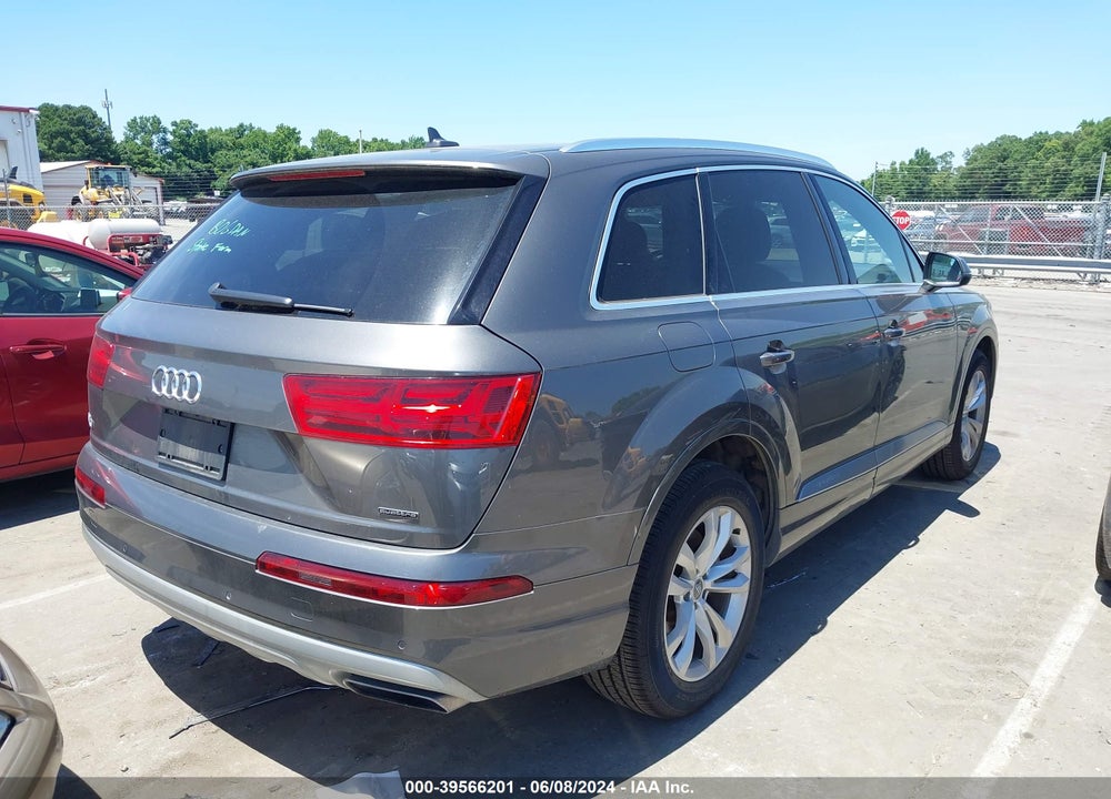 2018 AUDI Q7 2.0T PREMIUM VIN: WA1AHAF78JD033260