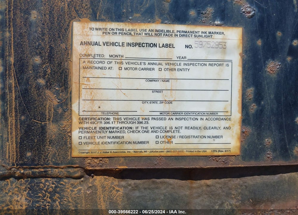 2008 TRAILER UNRUH TARPED GLASS VIN: 1U9CG422X81062197