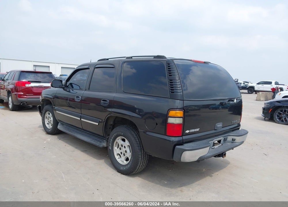 2005 CHEVROLET TAHOE LS VIN: 1GNEC13T35R218176