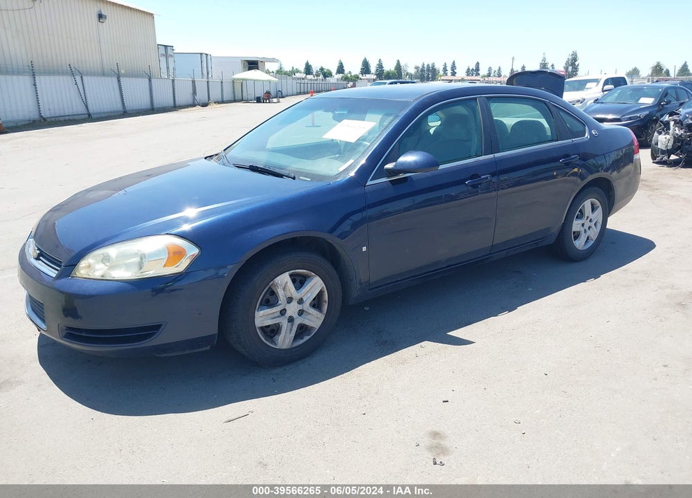 2008 CHEVROLET IMPALA VIN: 2G1WB58K581314372