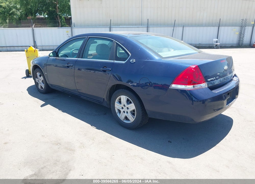 2008 CHEVROLET IMPALA VIN: 2G1WB58K581314372