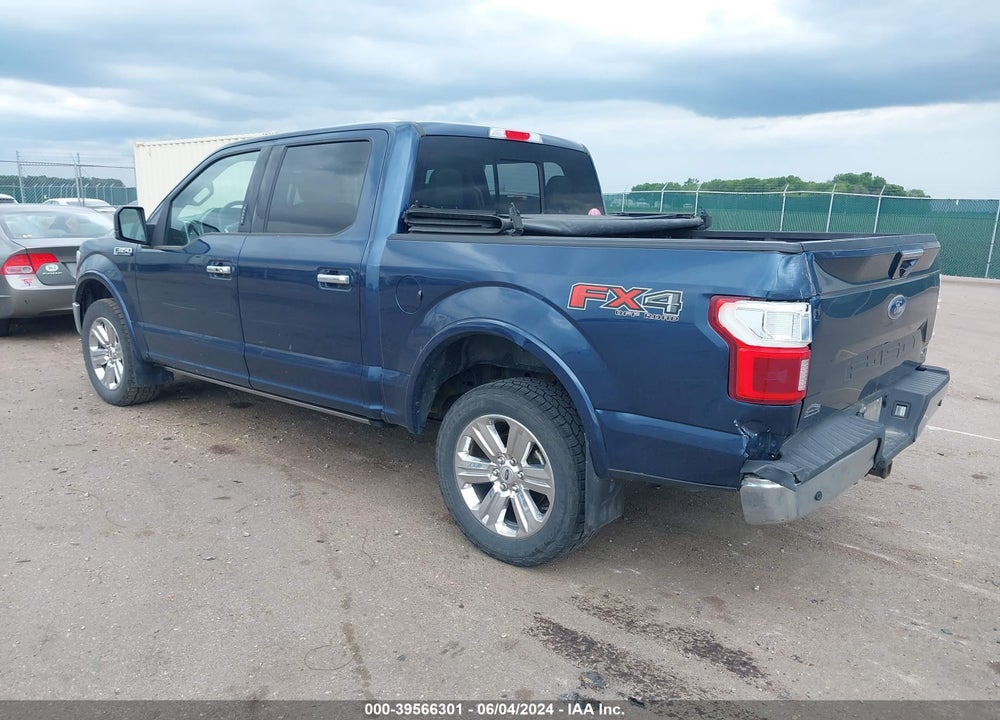 2019 FORD F-150 LARIAT VIN: 1FTEW1E54KFA41634