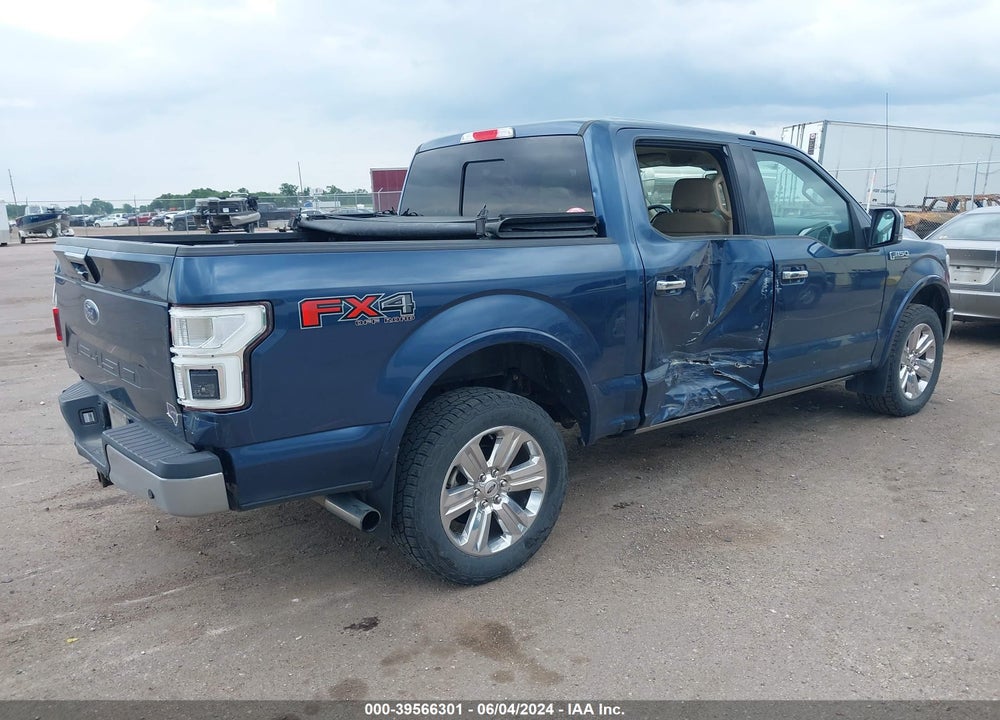 2019 FORD F-150 LARIAT VIN: 1FTEW1E54KFA41634