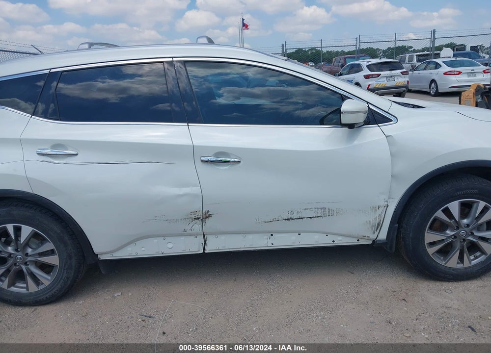 2015 NISSAN MURANO SL VIN: 5N1AZ2MG5FN239208