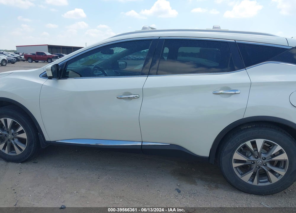 2015 NISSAN MURANO SL VIN: 5N1AZ2MG5FN239208