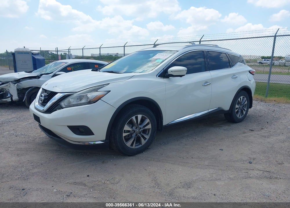 2015 NISSAN MURANO SL VIN: 5N1AZ2MG5FN239208