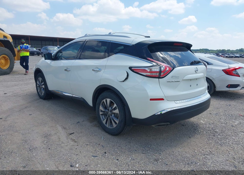 2015 NISSAN MURANO SL VIN: 5N1AZ2MG5FN239208