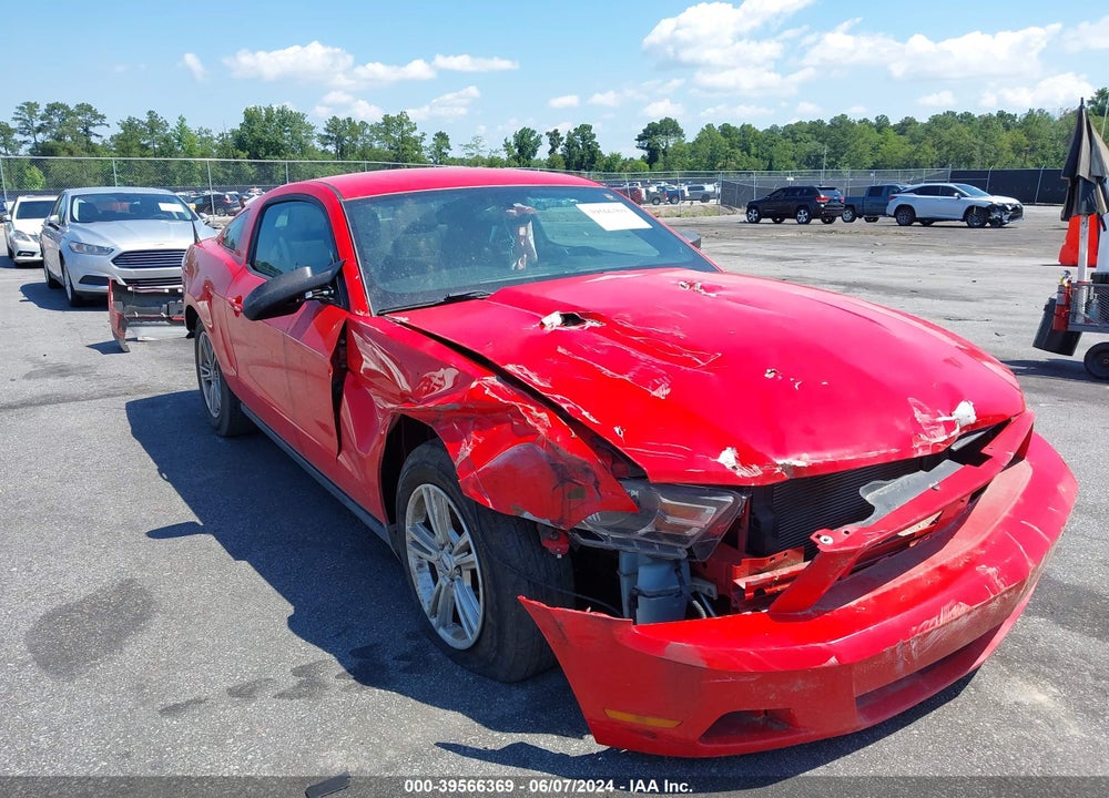 2012 FORD MUSTANG V6 VIN: 1ZVBP8AMXC5274332