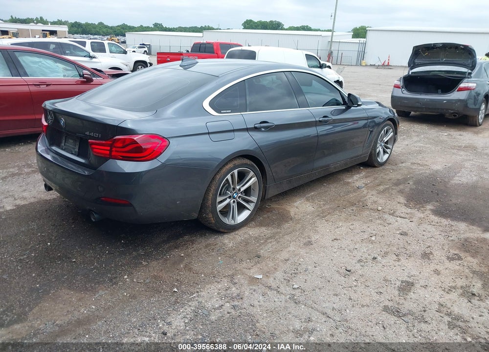 2019 BMW 440I GRAN COUPE VIN: WBA4J5C54KBM66442