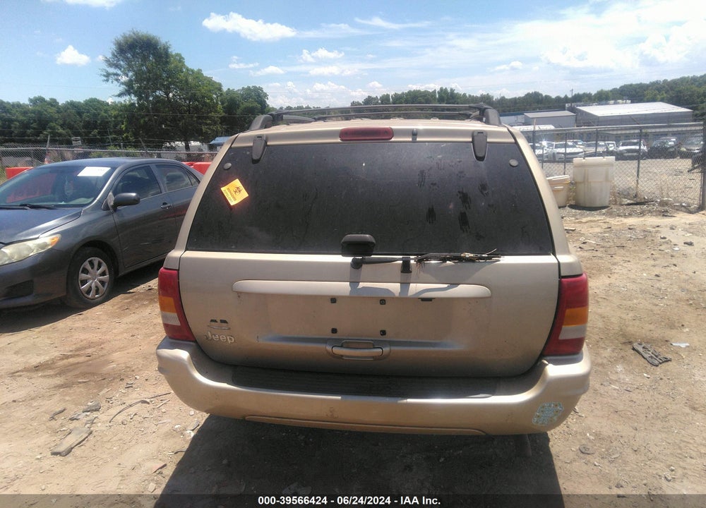 2000 JEEP GRAND CHEROKEE LIMITED VIN: 1J4G258S6YC281558