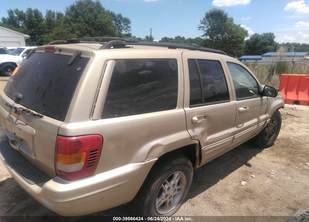 2000 JEEP GRAND CHEROKEE LIMITED VIN: 1J4G258S6YC281558