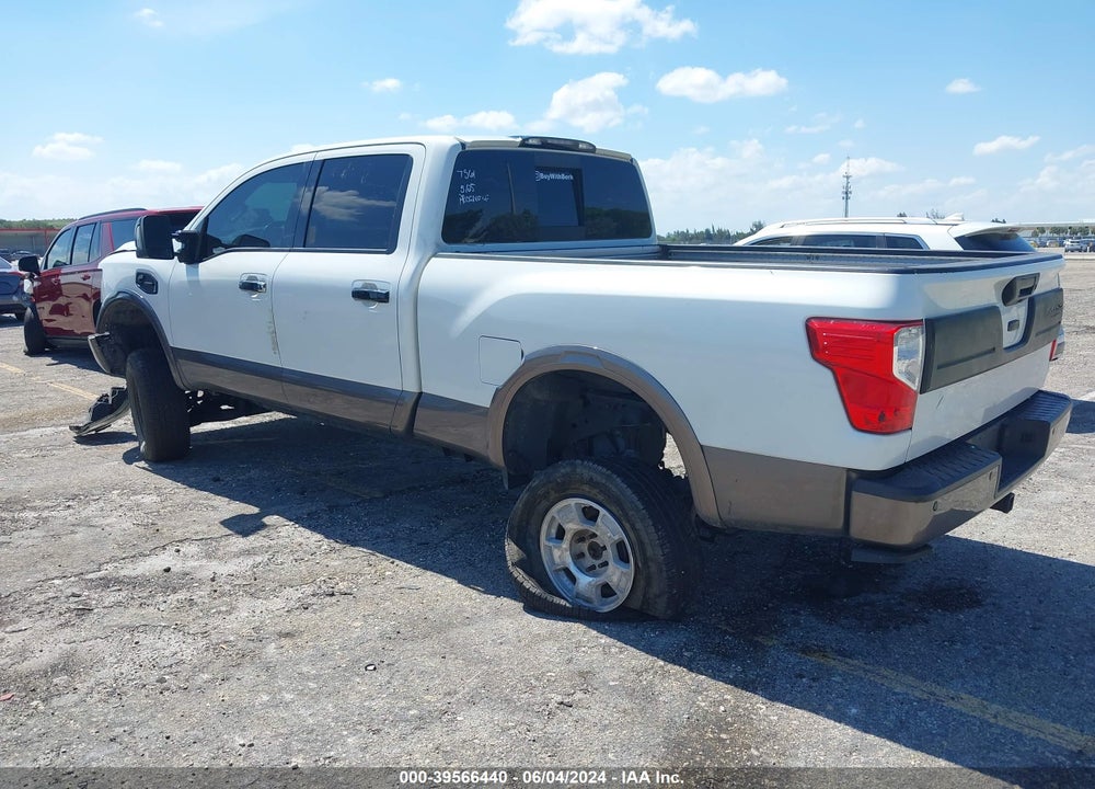 2017 NISSAN TITAN XD PLATINUM RESERVE DIESEL/PRO-4X DIESEL/S DIESEL/SL DIESEL/SV DIESEL VIN: 1N6BA1F45HN507364
