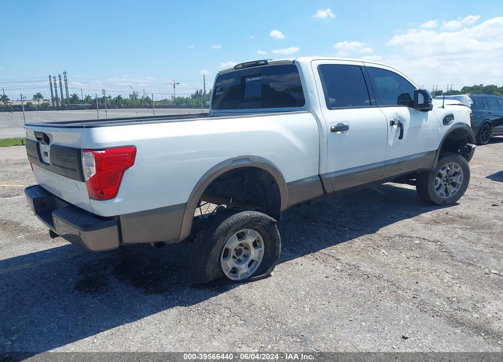 2017 NISSAN TITAN XD PLATINUM RESERVE DIESEL/PRO-4X DIESEL/S DIESEL/SL DIESEL/SV DIESEL VIN: 1N6BA1F45HN507364