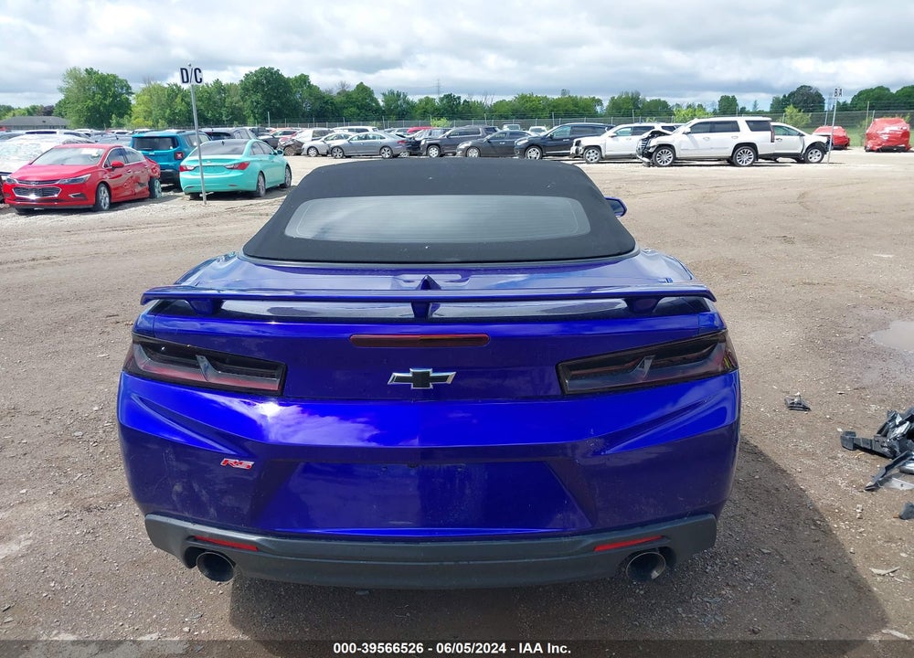 2017 CHEVROLET CAMARO 1LT VIN: 1G1FB3DS2H0206345