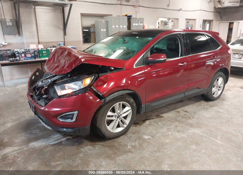 2015 FORD EDGE SEL VIN: 2FMTK4J90FBC11326