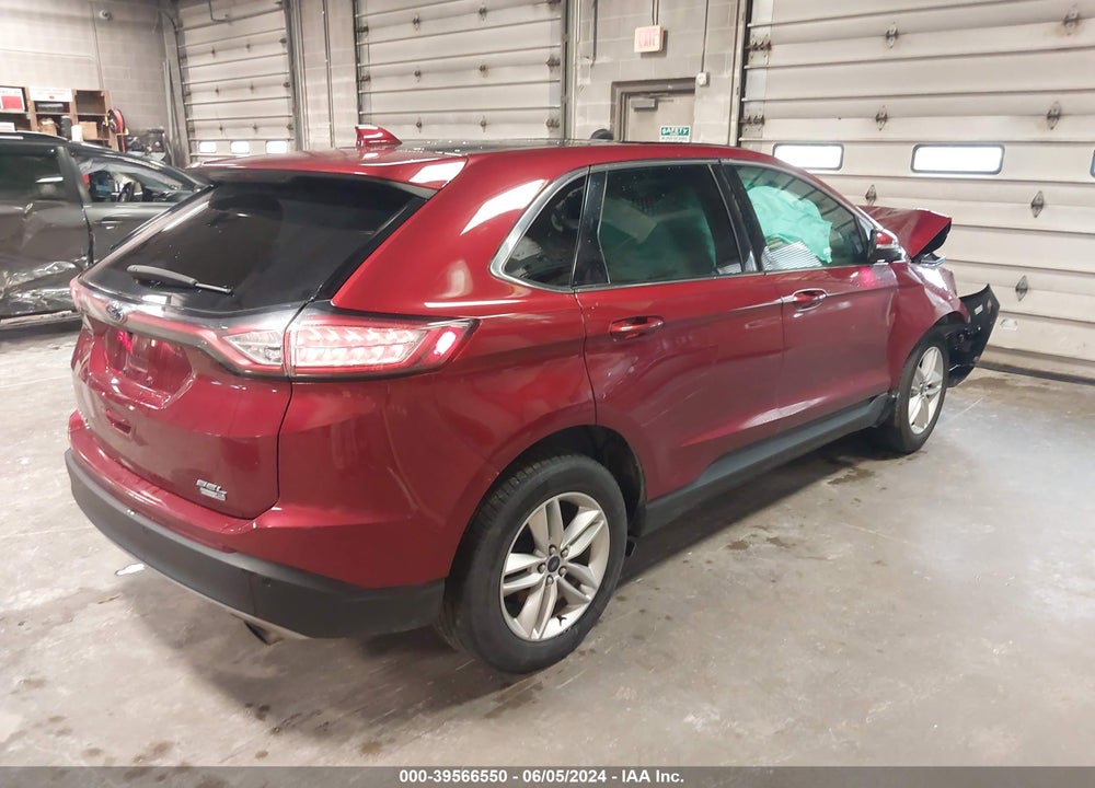 2015 FORD EDGE SEL VIN: 2FMTK4J90FBC11326