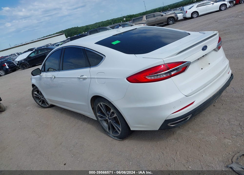 2020 FORD FUSION TITANIUM VIN: 3FA6P0D94LR137595