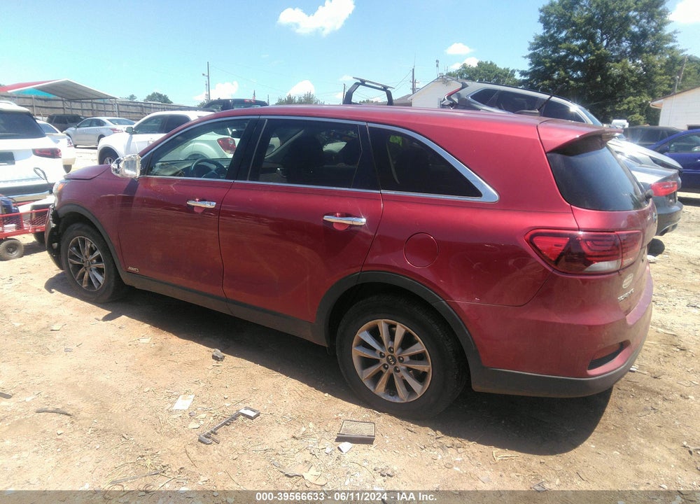 2019 KIA SORENTO 2.4L LX VIN: 5XYPGDA37KG467181