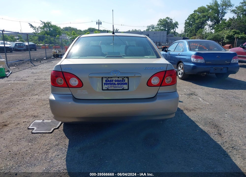 2007 TOYOTA COROLLA LE VIN: 2T1BR32E47C837696