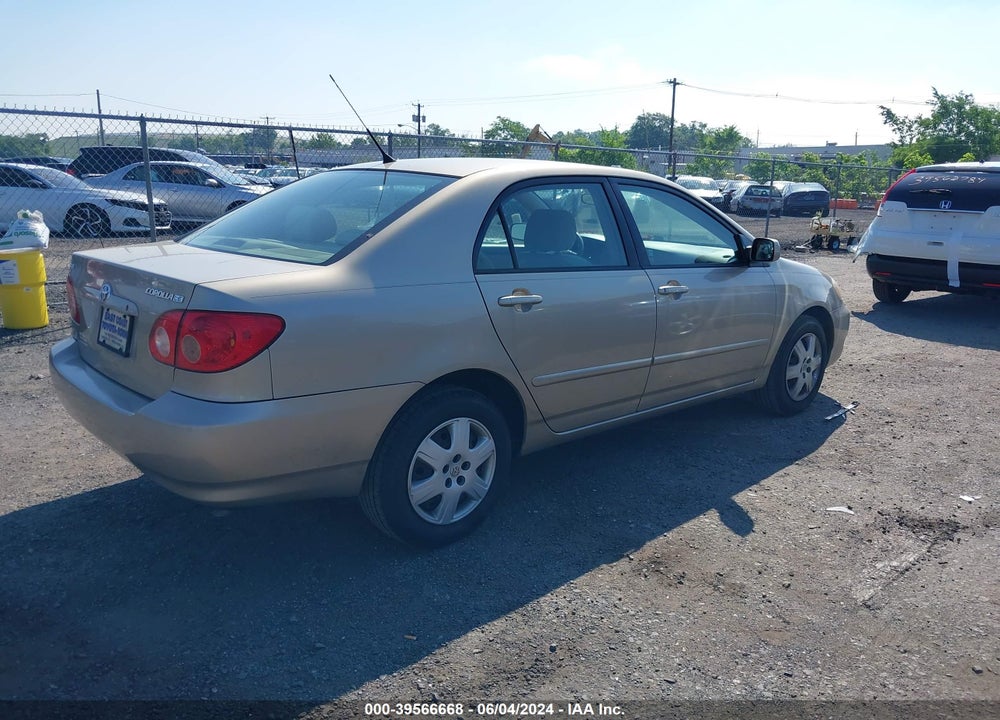 2007 TOYOTA COROLLA LE VIN: 2T1BR32E47C837696