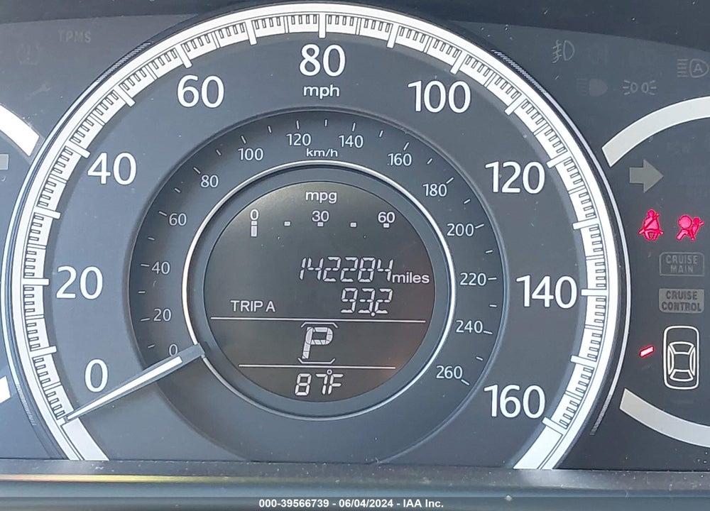 2013 HONDA ACCORD LX VIN: 1HGCR2F34DA079061