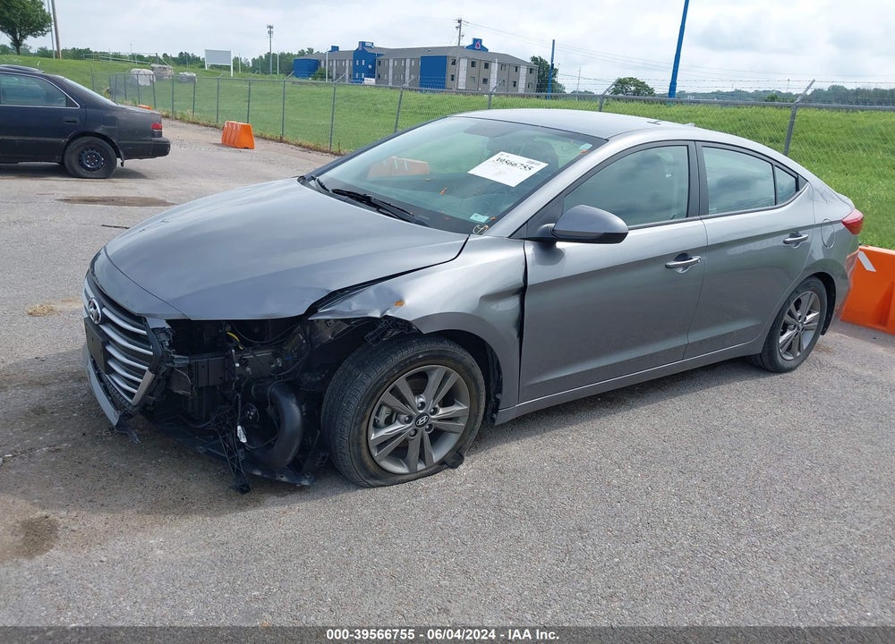 2018 HYUNDAI ELANTRA SEL VIN: 5NPD84LF6JH249425