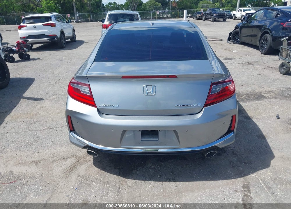 2016 HONDA ACCORD TOURING VIN: 1HGCT2B07GA003416