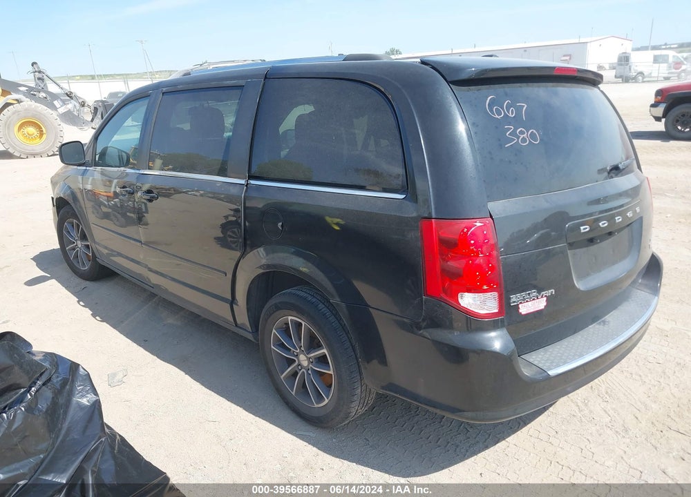 2017 DODGE GRAND CARAVAN SXT VIN: 2C4RDGCG8HR546074