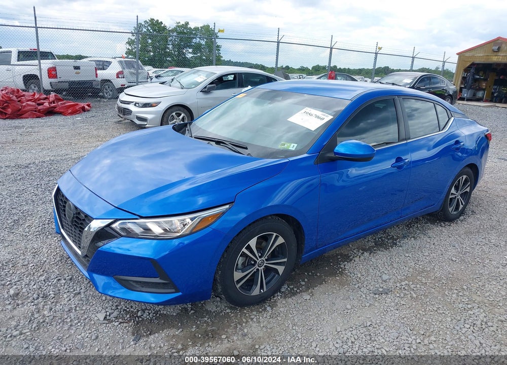 2022 NISSAN SENTRA SV XTRONIC CVT VIN: 3N1AB8CV4NY314562