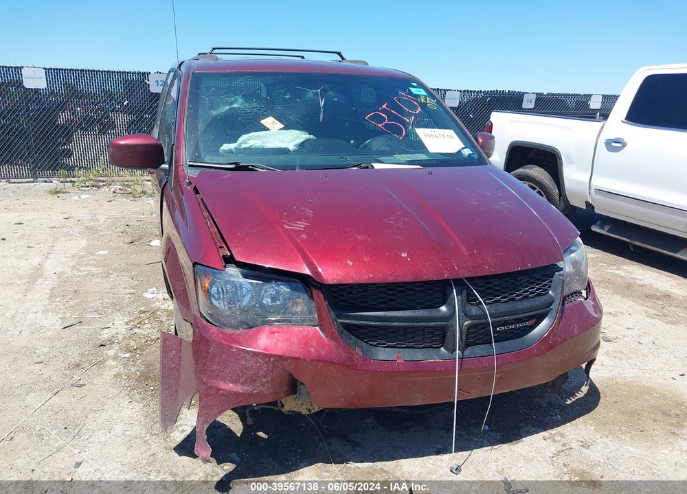 2018 DODGE GRAND CARAVAN SXT VIN: 2C4RDGCG7JR162826