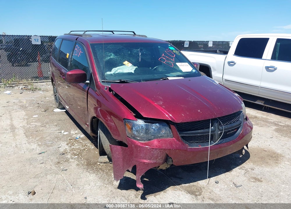 2018 DODGE GRAND CARAVAN SXT VIN: 2C4RDGCG7JR162826
