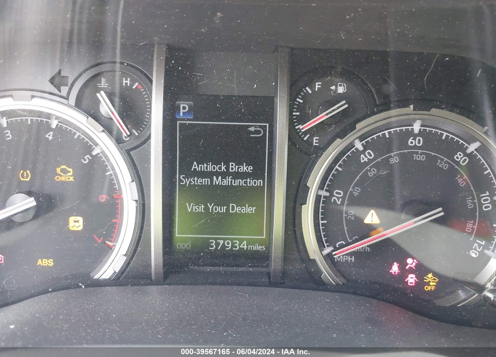 2022 TOYOTA 4RUNNER TRD SPORT VIN: JTESU5JR0N5988636