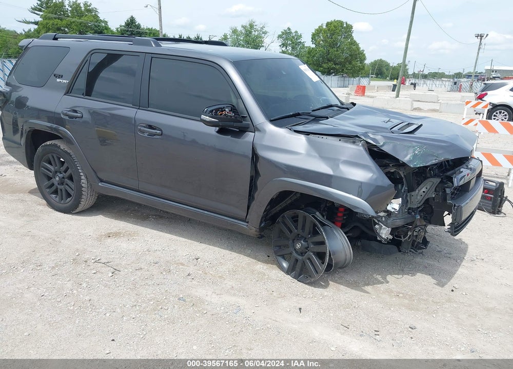 2022 TOYOTA 4RUNNER TRD SPORT VIN: JTESU5JR0N5988636