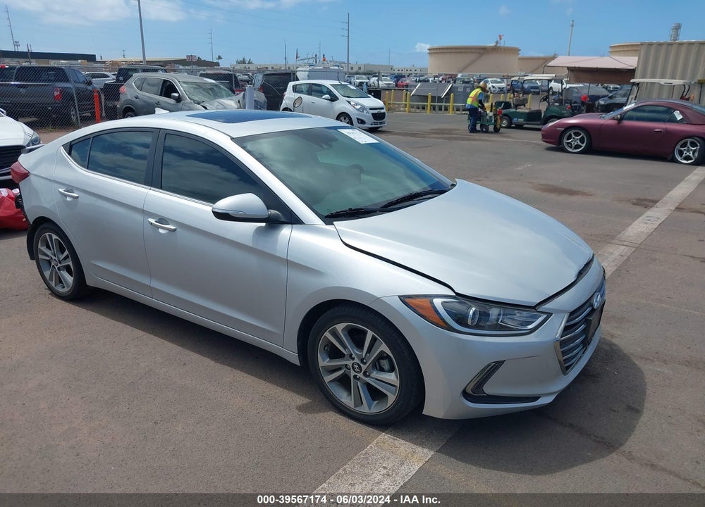 2018 HYUNDAI ELANTRA LIMITED VIN: KMHD84LF3JU457506