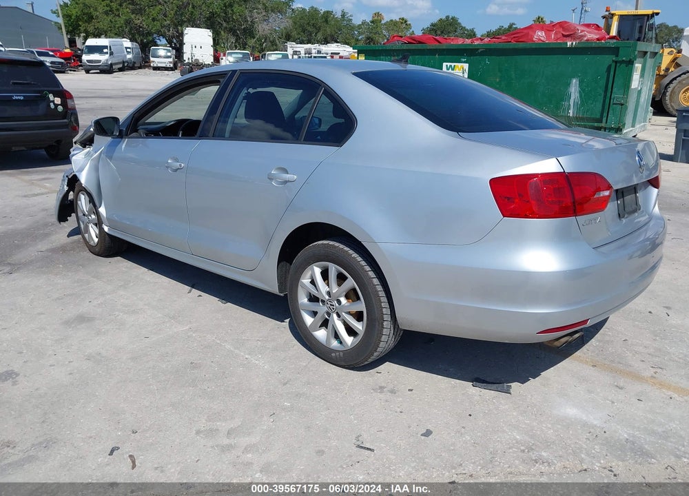 2012 VOLKSWAGEN JETTA 2.5L SE VIN: 3VWBP7AJ6CM316974