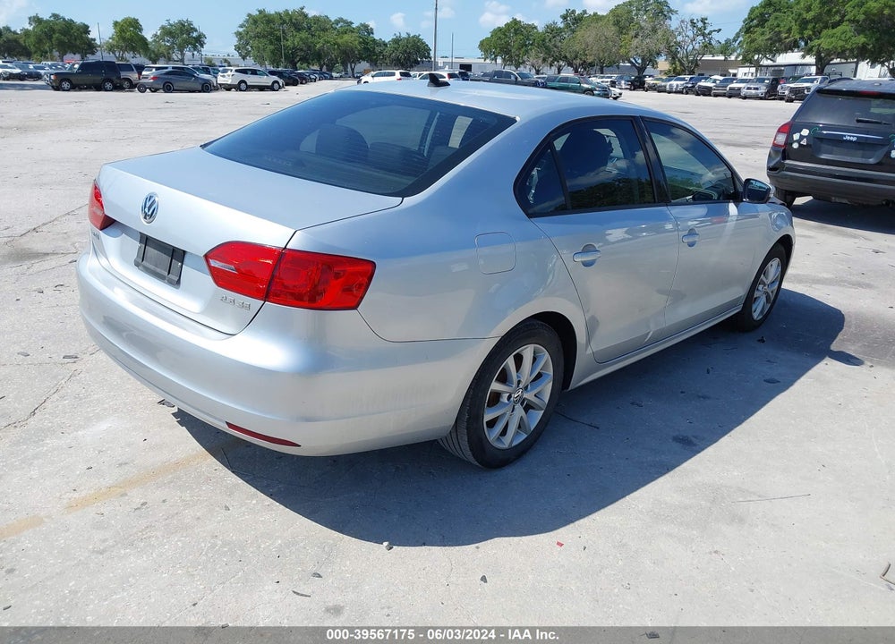 2012 VOLKSWAGEN JETTA 2.5L SE VIN: 3VWBP7AJ6CM316974