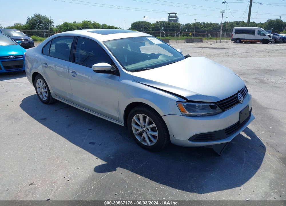 2012 VOLKSWAGEN JETTA 2.5L SE VIN: 3VWBP7AJ6CM316974