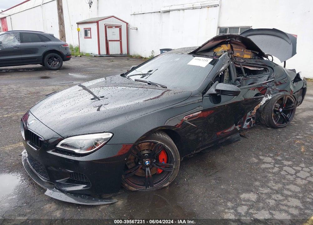 2016 BMW M6 GRAN COUPE VIN: WBS6E9C50GG393791