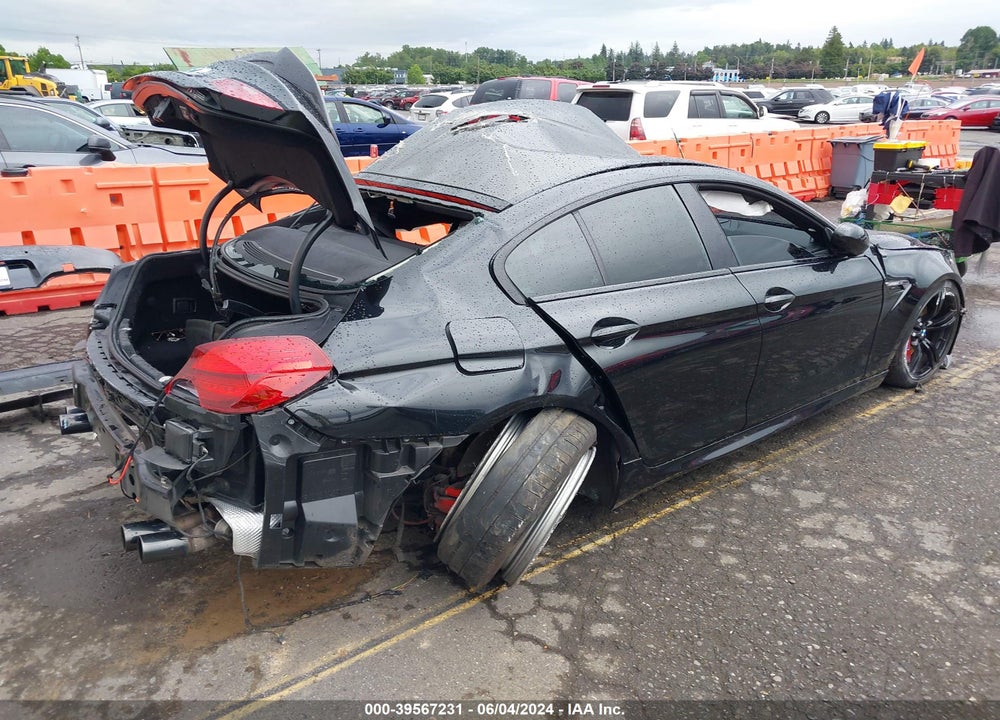 2016 BMW M6 GRAN COUPE VIN: WBS6E9C50GG393791
