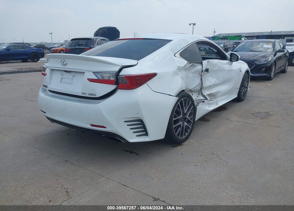 2016 LEXUS RC 350 VIN: JTHHE5BC0G5013772