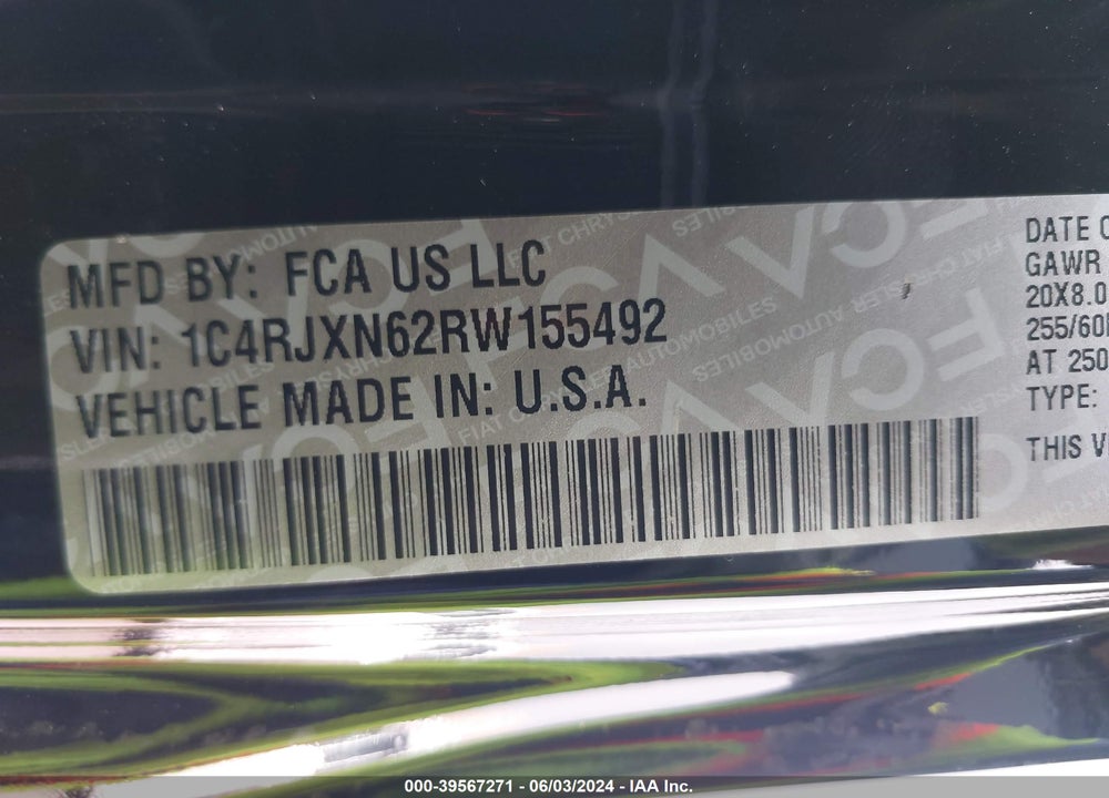 2024 JEEP WRANGLER 4XE SPORT S VIN: 1C4RJXN62RW155492