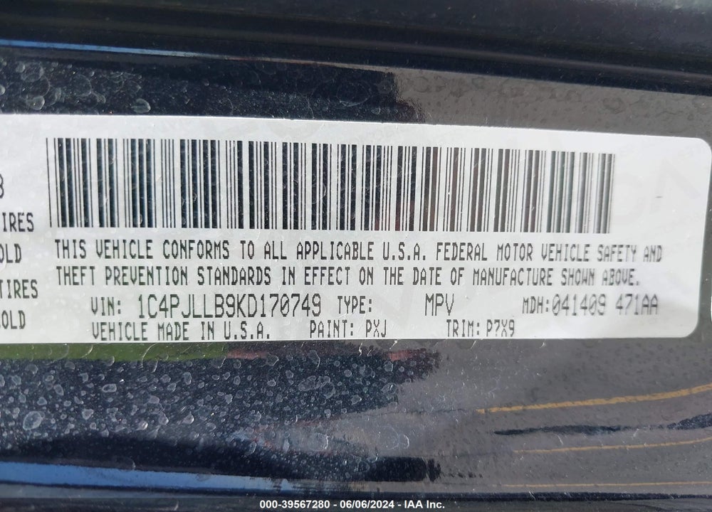 2019 JEEP CHEROKEE LATITUDE PLUS FWD VIN: 1C4PJLLB9KD170749