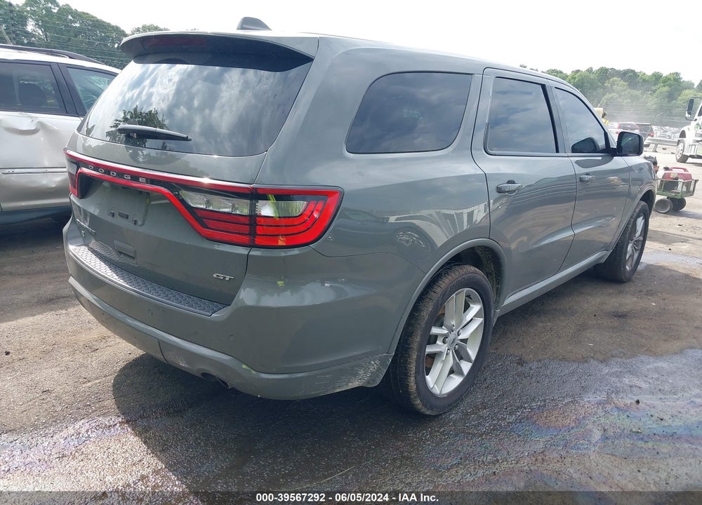 2022 DODGE DURANGO GT PLUS AWD VIN: 1C4RDJDG6NC201870