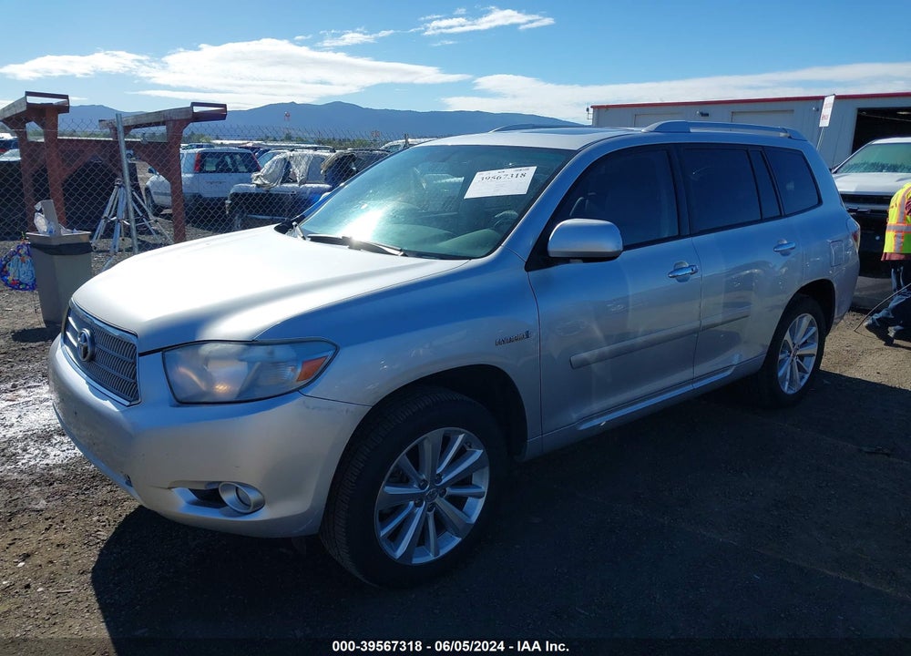 2008 TOYOTA HIGHLANDER HYBRID LIMITED VIN: JTEEW44A882006638