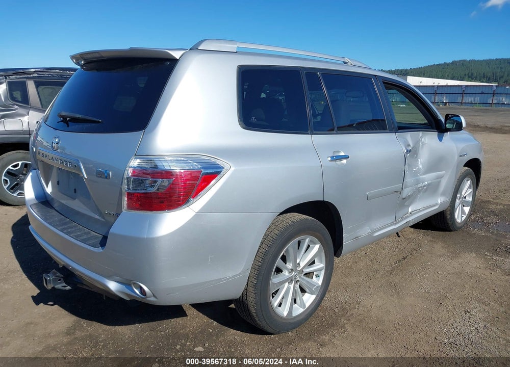 2008 TOYOTA HIGHLANDER HYBRID LIMITED VIN: JTEEW44A882006638